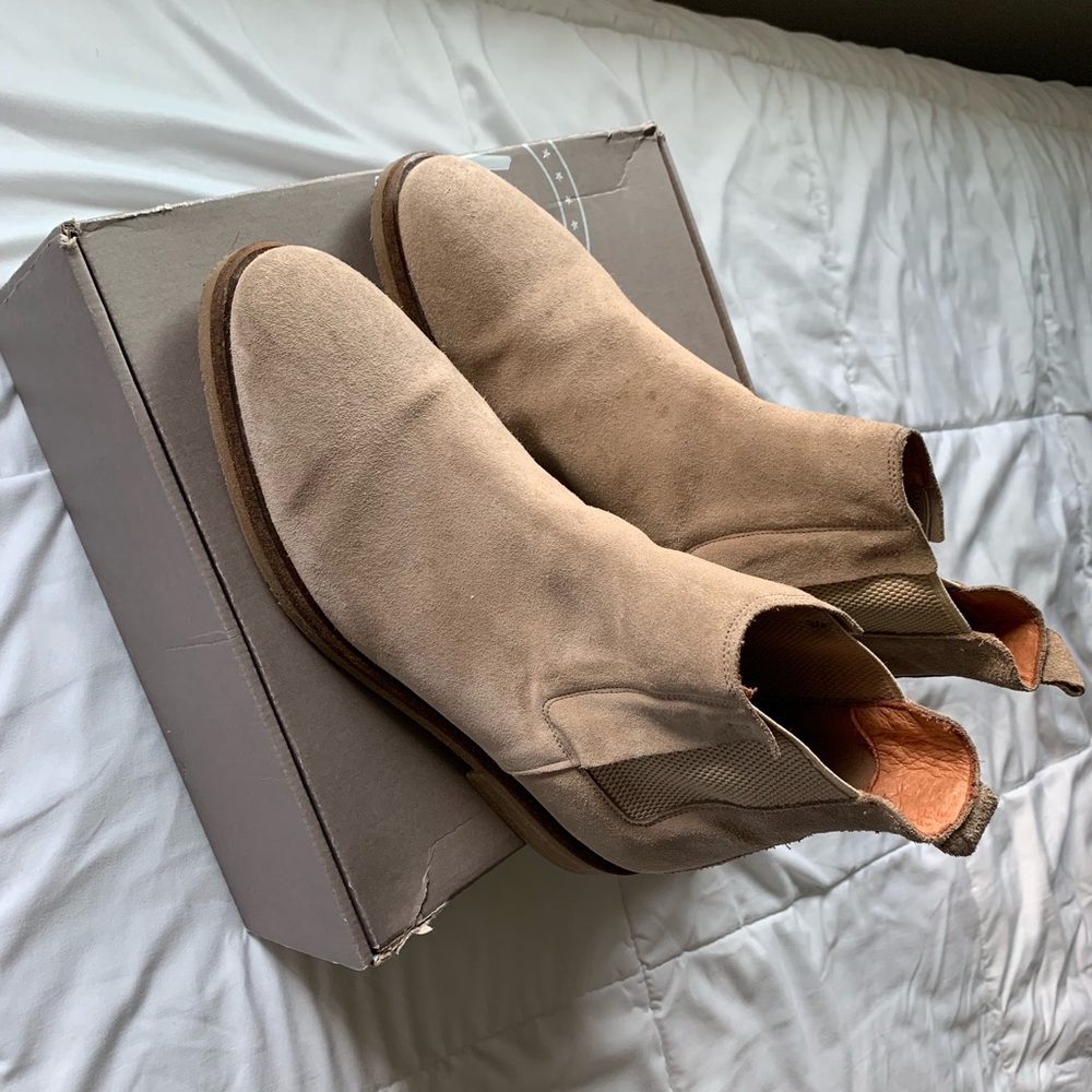 Suede Chelsea boots